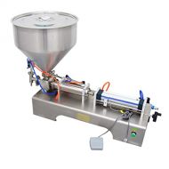 INTBUYING Liquid Paste Fill Machine One Nozzle Piston Filler Bottle Seal Pack 10-100ml