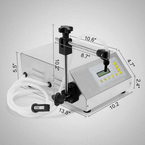  INTBUYING Liquid Filling Machine Pump Filling Machine Automatic Digital Control Bottle Filler 110V