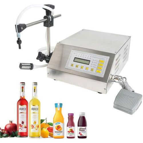  INTBUYING Liquid Filling Machine Pump Filling Machine Automatic Digital Control Bottle Filler 110V