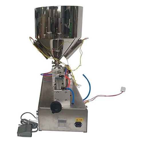  INTBUYING Stainless Steel Pneumatic Filling Machine 100-1000ml Liquid Filling With Heating Single Head