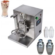 [아마존베스트]Intbuying Bubble Boba Milk Tea Shaker Machine Stainless Steel Double-Cup Auto for Restaurant 110V#134499