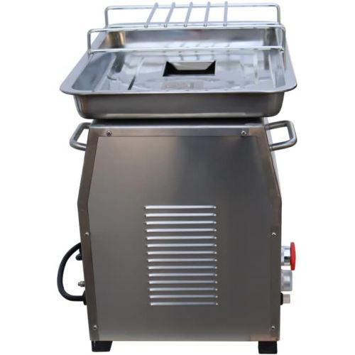  [아마존베스트]INTBUYING 110V Stainless Steel Meat Cutting Machine Meat Slicer QX 550W 3mm Blade 250Kg/Hour Type 2