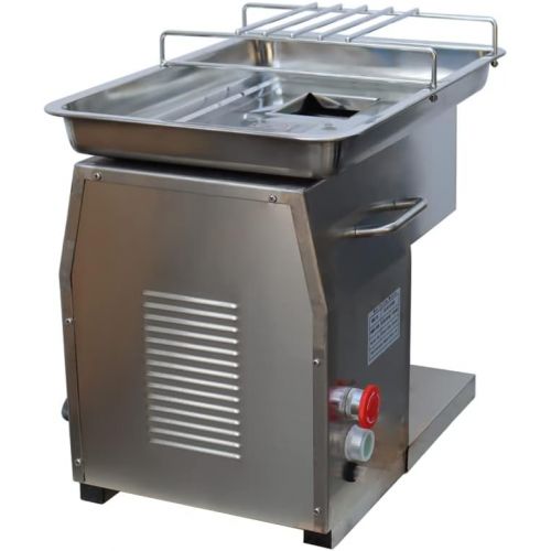  [아마존베스트]INTBUYING 110V Stainless Steel Meat Cutting Machine Meat Slicer QX 550W 3mm Blade 250Kg/Hour Type 2