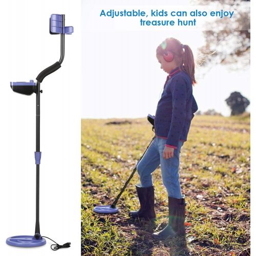  [아마존 핫딜]  [아마존핫딜]INTEY Metal Detector Waterproof for Adults Kids Adjustable(35-45) High Accuracy with LED Flash Light &Two Mode(Multi-Function Folding Shovel)