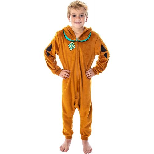  할로윈 용품INTIMO Scooby Doo Kids Onesie Union Suit Sleeper Pajamas