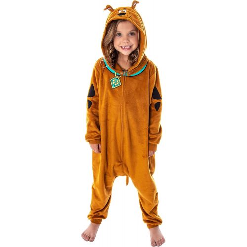  할로윈 용품INTIMO Scooby Doo Kids Onesie Union Suit Sleeper Pajamas