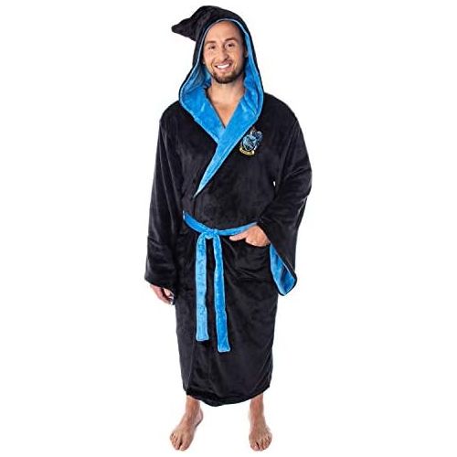  할로윈 용품INTIMO Harry Potter Adult Fleece Plush Hooded Robe - Gryffindor, Slytherin, Ravenclaw, Hufflepuff, Hogwarts