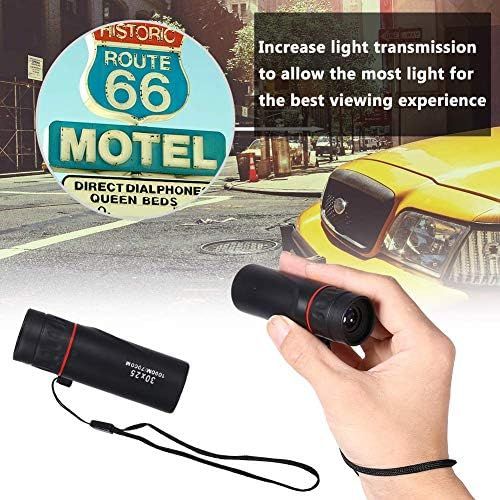  [아마존베스트]INTVN Mini 30 x 25 HD Optical Monocular Low Night Vision Portable Focus Telescope Zoom 10X Area for Travel Hunting