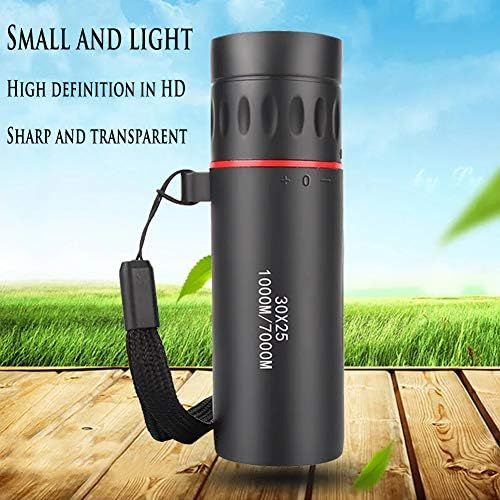  [아마존베스트]INTVN Mini 30 x 25 HD Optical Monocular Low Night Vision Portable Focus Telescope Zoom 10X Area for Travel Hunting