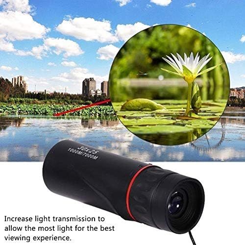  [아마존베스트]INTVN Mini 30 x 25 HD Optical Monocular Low Night Vision Portable Focus Telescope Zoom 10X Area for Travel Hunting