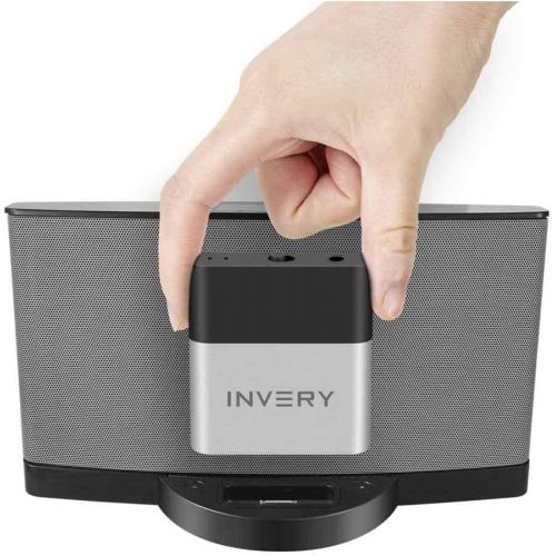  INVERY DockLinQ Pro Bluetooth 5.0 Adapter Receiver for Bose Sounddock and 30 pin iPod iPhone Music Docking Station