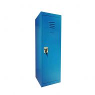 INVIE One-Door-Cabinet for Kids Storage Hanging Lock Multi Funcation Bedroom Armoire Children Dresser Blue