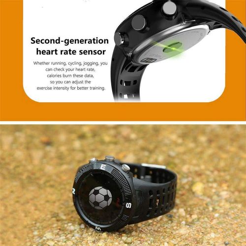  INorton Activity Tracker IP68 Waterproof Sport Smart Watch with GPS,Fitness Tracker Heart Rate&Sleep Monitor, Calories Counter,Message Call Reminder