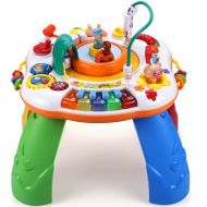 INvench Baby Activity Center Education Toy - High Speed Train Sit to Stand Activity Table for Baby Toddler 1 Year Old