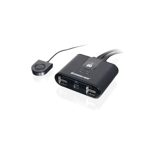  IOGEAR GUS404 4PORT USB 2.0 PERIPHERAL SHARING SWITCH BETWEEN 2COMPUTERS