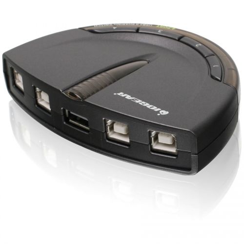  IOGEAR 4PORT USB 2.0 AUTOMATIC PRINTER SWITCH AUTOMATICALLY