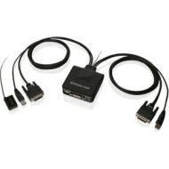 IOGEAR 2PORT USB DVI CABLE KVM SWITCH