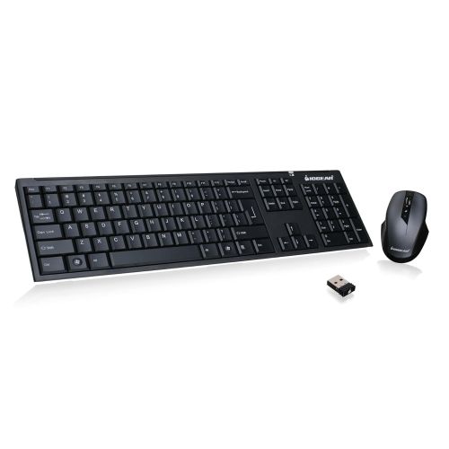  IOGEAR Long Range 2.4 GHz Wireless Keyboard and Mouse Combo, GKM552R