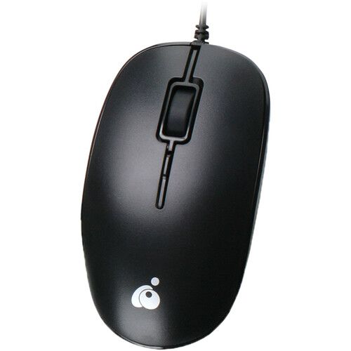  IOGEAR 3-Button Optical USB Wired Mouse (Black)