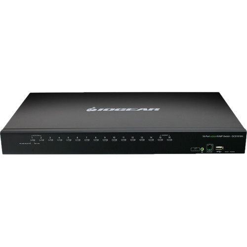  IOGEAR 16-Port USB HDMI KVMP Switch with 16 KVM Cable Sets