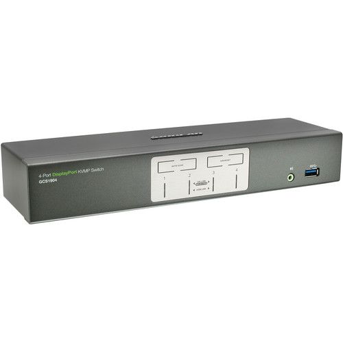  IOGEAR 4-Port DisplayPort KVMP Switch with USB 3.1 Gen 1 Hub