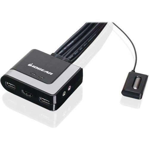  IOGEAR 2-Port Cable KVM Switch with HDMI