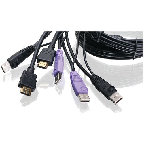  IOGEAR 2-Port Cable KVM Switch with HDMI