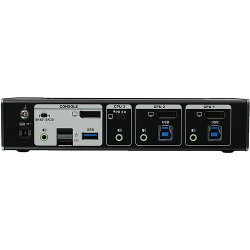  IOGEAR 3-Port 4K USB Type-C and DisplayPort KVMP Switch