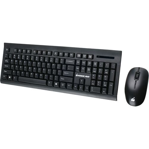  IOGEAR Long-Range 2.4 GHz Wireless Keyboard and Mouse Combo