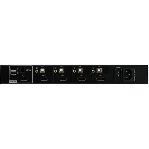  IOGEAR 4-Port Single View DisplayPort Secure KVM Switch with Audio Protection