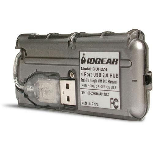  IOGEAR 4-Port USB 2.0 Micro Hub