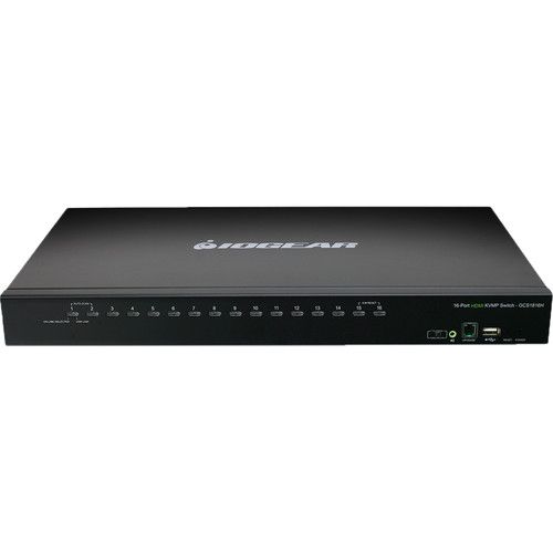  IOGEAR 16-Port USB HDMI KVMP Switch with 2 KVM Cable Sets