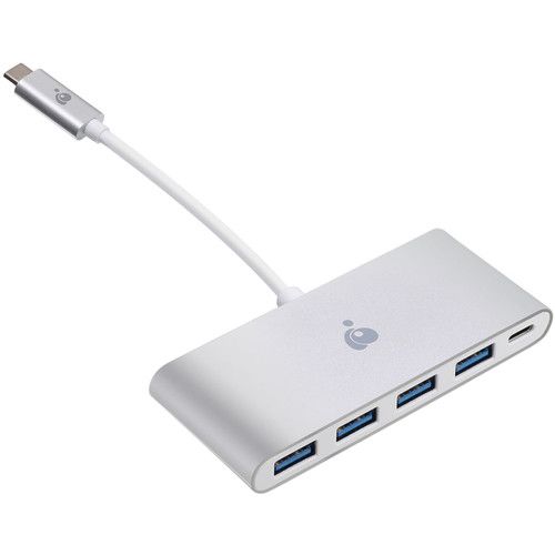  IOGEAR USB Type-C to 4-Port USB Type-A Hub with Power Delivery