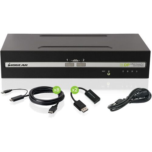  IOGEAR Universal 2-Port Dual-View Secure KVM