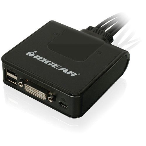  IOGEAR 2-Port USB DVI Cable KVM Switch