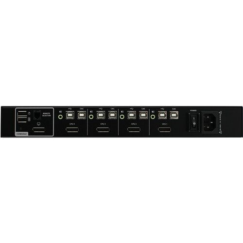  IOGEAR 4-Port Single View DisplayPort Secure KVM Switch with Audio and CAC Protection