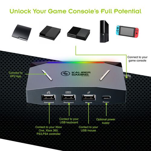  IOGEAR KeyMander 2 Keyboard and Mouse Adapter for Game Consoles