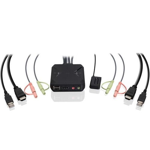  IOGEAR 2-Port 4K KVM Switch