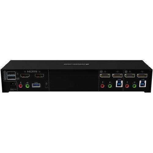  IOGEAR 2-Port 4K Dual View DisplayPort Matrix KVMP Switch