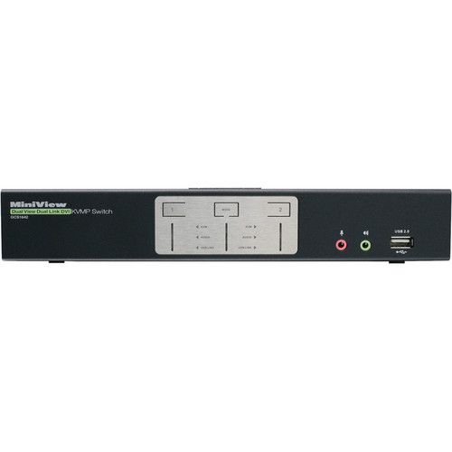  IOGEAR 2-Port DualView Dual-Link DVI KVMP Switch with Audio