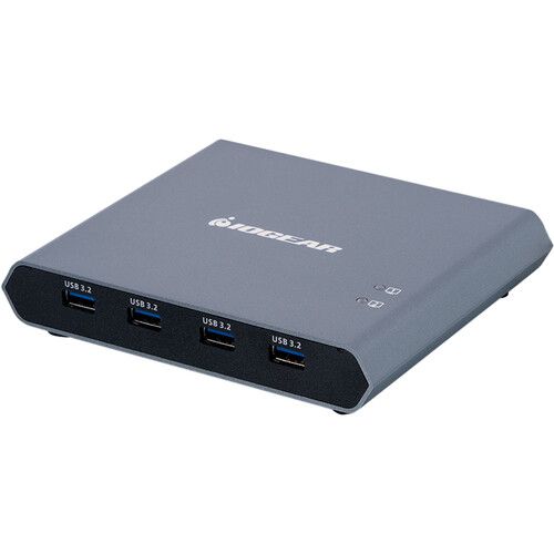  IOGEAR 2-Port 4K USB-C Desktop KVM Switch