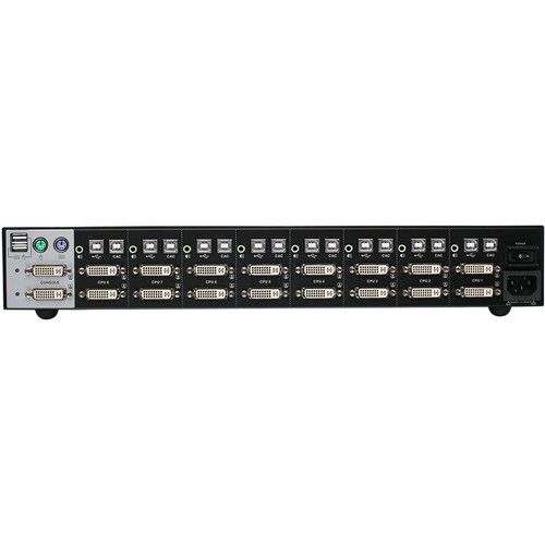  IOGEAR 8-Port Dual View Dual-Link DVI Secure KVM Switch (TAA)