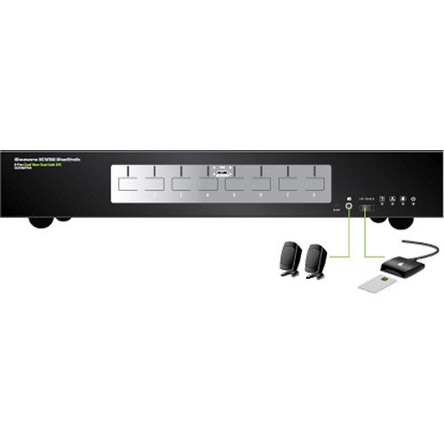  IOGEAR 8-Port Dual View Dual-Link DVI Secure KVM Switch (TAA)