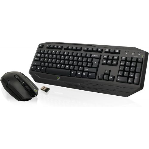  IOGEAR Kaliber Gaming Wireless Gaming Keyboard and Mouse Combo, GKM602R