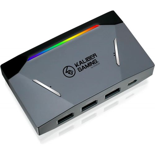  IOGEAR KeyMander 2 Keyboard/Mouse Adapter Plus Controller Crossover- GE1337P2, Black
