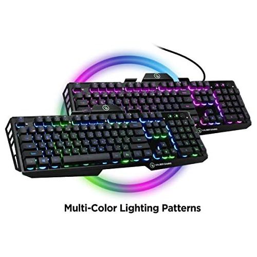  IOGEAR Kaliber HVER RGB Aluminum Gaming Keyboard, GKB704RGB