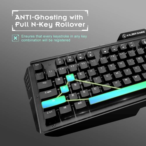  IOGEAR Kaliber HVER RGB Aluminum Gaming Keyboard, GKB704RGB