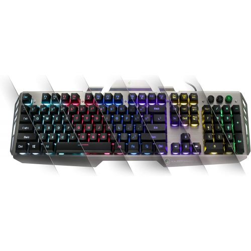  IOGEAR Kaliber HVER RGB Aluminum Gaming Keyboard, GKB704RGB