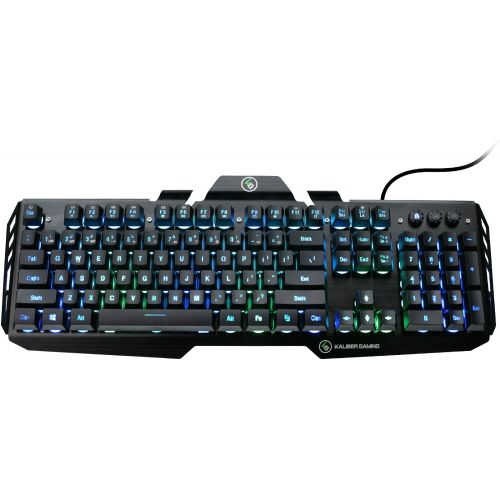  IOGEAR Kaliber HVER RGB Aluminum Gaming Keyboard, GKB704RGB