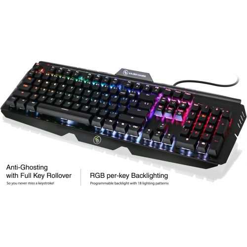  IOGEAR Kaliber HVER RGB Aluminum Gaming Keyboard, GKB704RGB